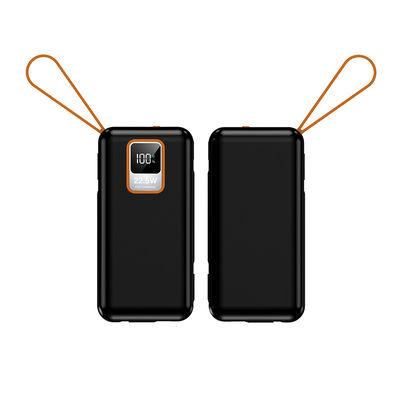 Outdoor 10000mAh TC Port Mini 22,5W Schnellladekraftbank mit Kabel und tatsächlicher Kapazität