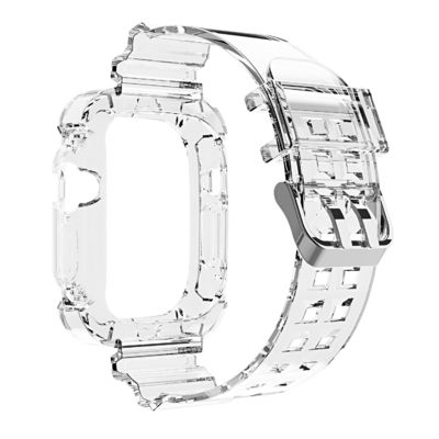 Private Schimmel-Transparente Bands für I Watch 2 3 4 5 6 7 8 9 SE 11 Farben Smart Watch Band
