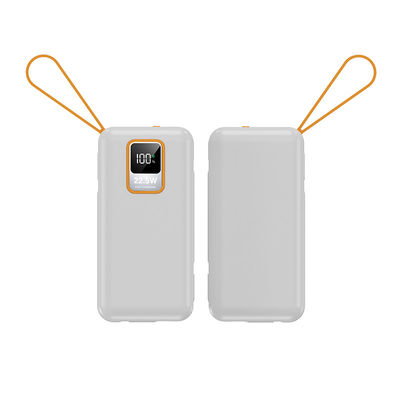 Mobiltelefone Geräte 10000mAh PD-Ladegerät Portable Outdoor Power Banks mit Kabel