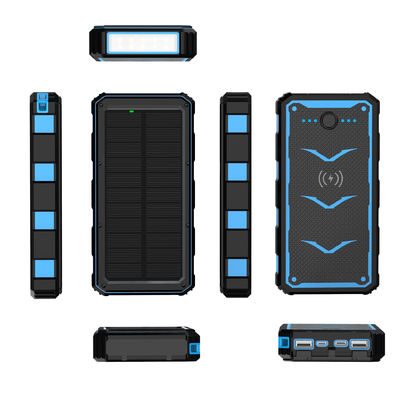 22.5W Leistung Solarmobile Ladegerät 20000mAh Wireless Charging Power Bank für Smartphones
