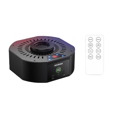 Schwarze elektrische Shisha Hookah Schüssel mit Temperaturverstellbarer LED und einzigartigem Design