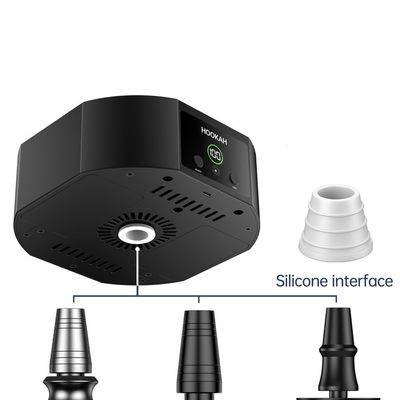 Schwarze elektrische Shisha Hookah Schüssel mit Temperaturverstellbarer LED und einzigartigem Design