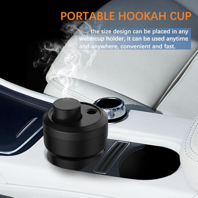 Komplettes Chicha Mini Hookah-Set, schicke und gesunde Rauchfunktion mit schwarzem Glasstroh