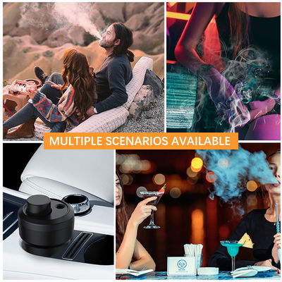 Komplettes Chicha Mini Hookah-Set, schicke und gesunde Rauchfunktion mit schwarzem Glasstroh