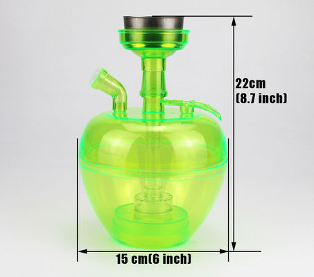 Sicherheit Farbiger Acryl Hookah Wookah Plastik Shisha Set zu günstigen Preisen