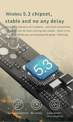 Digitale Anzeige TWS-Headset mit JLAC7003 Chipset und aktiver Lärmunterdrückung ANC