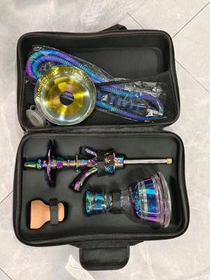 Shisha-Set Hookah-Set mit Gehäuse und Zubehör Normalgröße 55cm