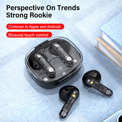 Durchsichtige Mini-In-Ear-Sport-Kopfhörer zum Laufen und Spielen 2 Stunden Ladezeit