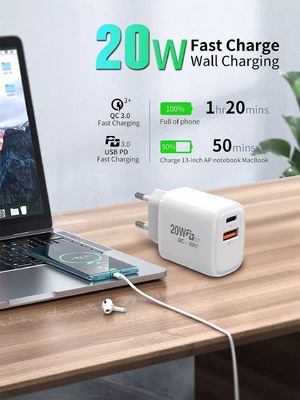 20W PD-Schnellladeadapter für Smart Watch und mehrere Telefone