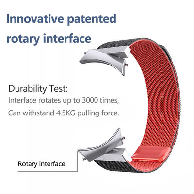Kompatibles Modell für Samsung Uhr Serie Milanese Magnet Mesh Uhr Gurt Loop Band