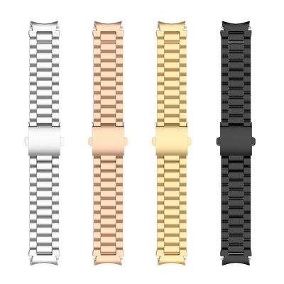 Gefaltete Sicherheitsschnalle Metalluhrband für SamSung Watch 5 100% professionelle QC bestanden