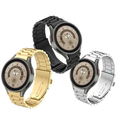 Gefaltete Sicherheitsschnalle Metalluhrband für SamSung Watch 5 100% professionelle QC bestanden