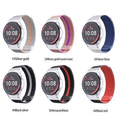 304 Edelstahl-Uhrband für Samsung Galaxy Watch 4 6 Farben und 48G Kapazität