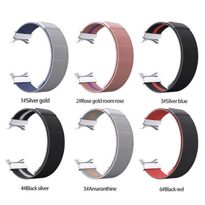 304 Edelstahl-Uhrband für Samsung Galaxy Watch 4 6 Farben und 48G Kapazität