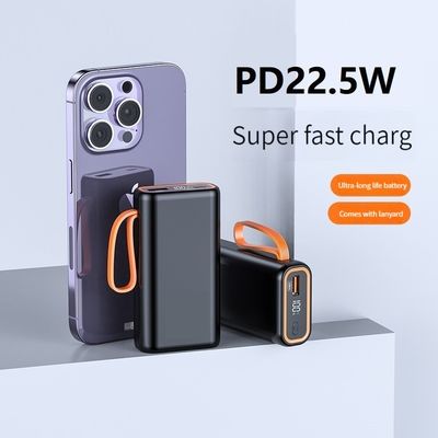 Schnell aufladen 22,5W-Ladegerät für Mobiltelefone Geräte Mini 10000mah Power Bank