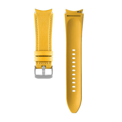 20mm Silicone Leder Uhrenband Retro Ersatz für Samsung Uhren Serie Bandbreite