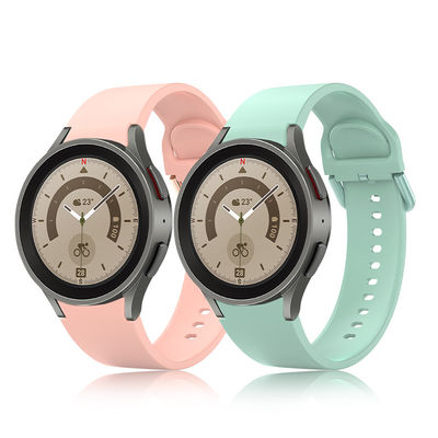 10 Farben Silikon-Uhrband Ersatzgurt für 44mm 40mm SamSung GaLaxy Watch 5