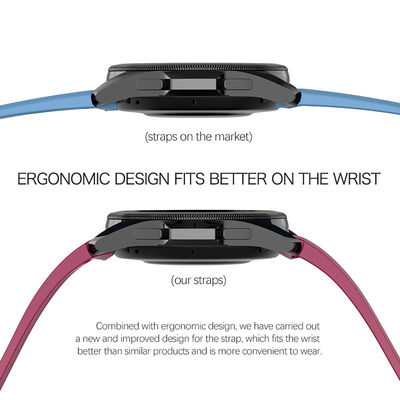 10 Farben Silikon-Uhrband Ersatzgurt für 44mm 40mm SamSung GaLaxy Watch 5