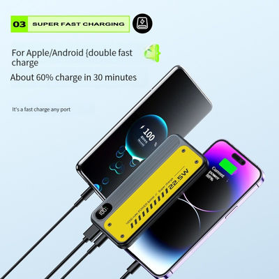 10000mAh Power Bank 22,5W Schnellladestation für Mobiltelefone im Freien