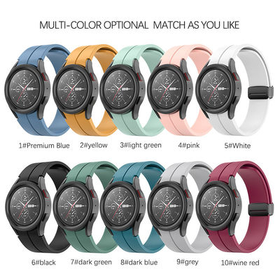 Private Form 20mm Silikon-Uhrgurt für SamSung Watch 5 Pro OEM ODM