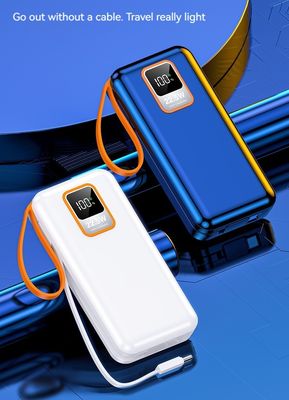 Outdoor 10000mAh TC Port Mini 22,5W Schnellladekraftbank mit Kabel und tatsächlicher Kapazität