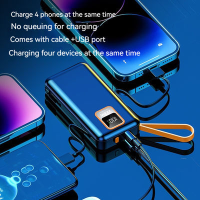 Mobiltelefone Geräte 10000mAh PD-Ladegerät Portable Outdoor Power Banks mit Kabel