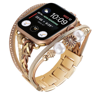 DHL.UPS.FEDEX.EMS Trendy Zou Chrysanthemum Dekorativ Smart Watch Band