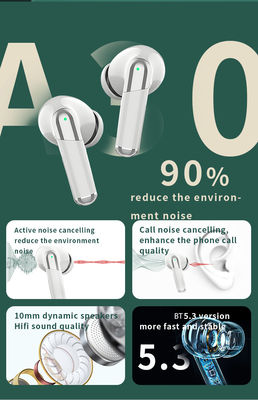 Wireless TWS Headset Low Latency ANC ENC Ohrhörer mit privater Form und Digital Display