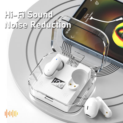 Drahtloses Musik-Gaming-Headset mit Digital Display und transparenter Hülle mit geringer Latenz 2024
