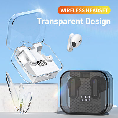 Drahtloses Musik-Gaming-Headset mit Digital Display und transparenter Hülle mit geringer Latenz 2024