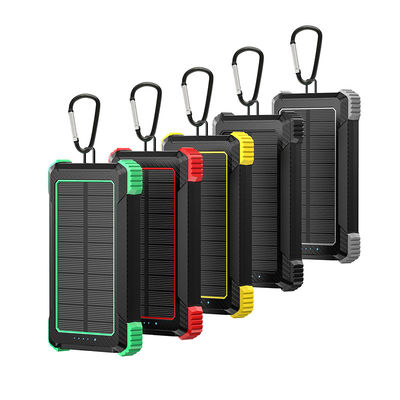Wireless Output 5W Solar Power Bank 2.1A Ausgang 10000mAh für iPhone 15 Außenladung