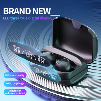 Wireless Stereo Headset mit großflächiger Geräuschunterdrückung 30 Stunden Spielzeit TWS V5.3