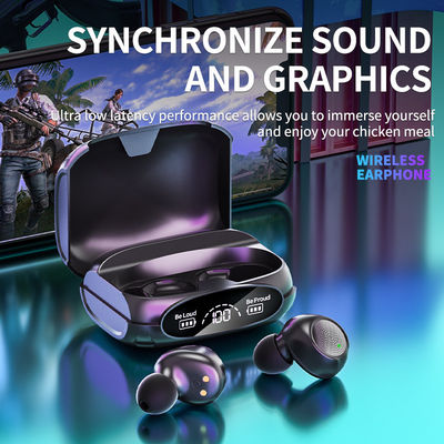 Wireless Stereo Headset mit großflächiger Geräuschunterdrückung 30 Stunden Spielzeit TWS V5.3