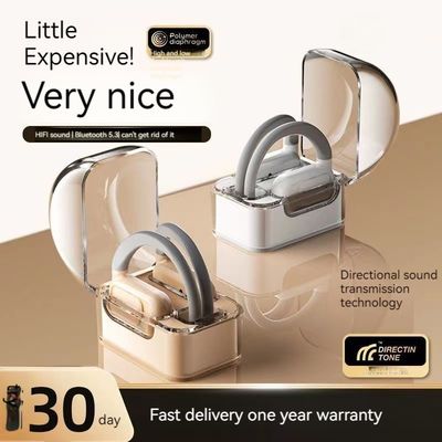 Wireless Wearable Stereo Kopfhörer mit BT 5.3 und AI Call Noise Cancelling 30H Spielzeit
