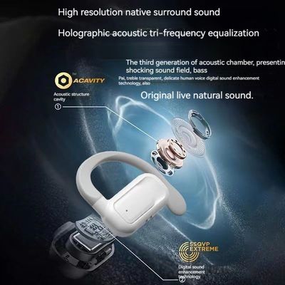 Wireless Wearable Stereo Kopfhörer mit BT 5.3 und AI Call Noise Cancelling 30H Spielzeit