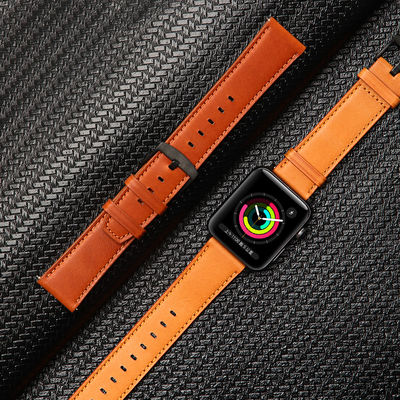 Echtes Leder Smart Watch Gürtel für iWatch 38mm 40mm 42mm 44mm 45mm 100%