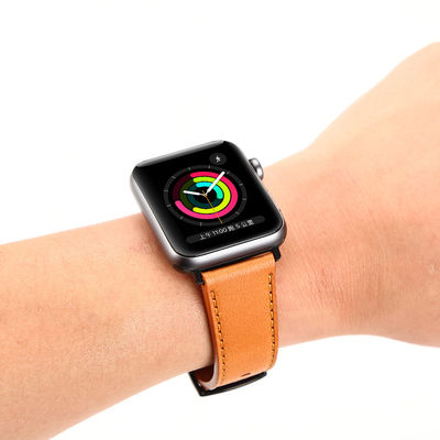 Echtes Leder Smart Watch Gürtel für iWatch 38mm 40mm 42mm 44mm 45mm 100%