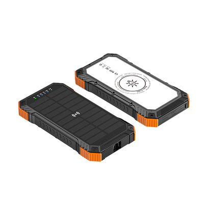 Schnelle Ladung Unterstützung Wasserdicht 20000mah Solarpanel Power Bank für Outdoor-Aktivitäten