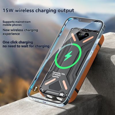 Wireless 15W/USB 22,5W Ausgang Solarstrombank 20000mAh für Mobiltelefone Smartphones