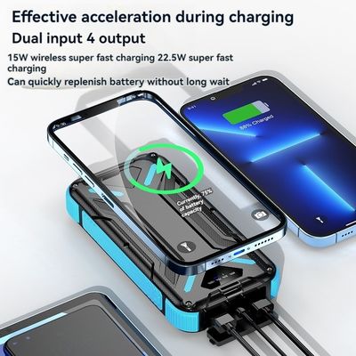 Wireless 15W/USB 22,5W Ausgang Solarstrombank 20000mAh für Mobiltelefone Smartphones