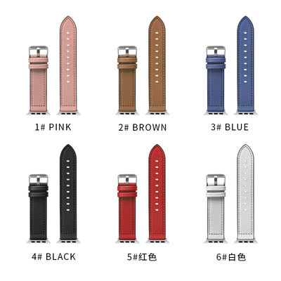 22mm Silikonleder Uhrenriemen für iWatch Serie 6 5 4 3 2 1 SE Luxus und langlebig
