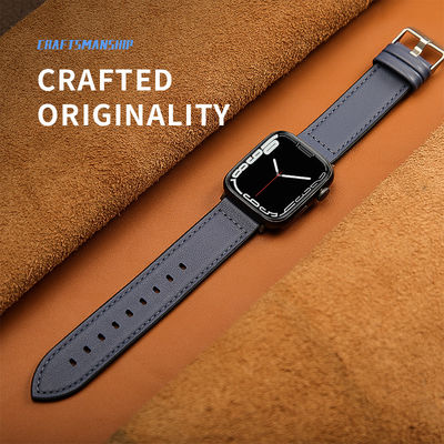 22mm Silikonleder Uhrenriemen für iWatch Serie 6 5 4 3 2 1 SE Luxus und langlebig