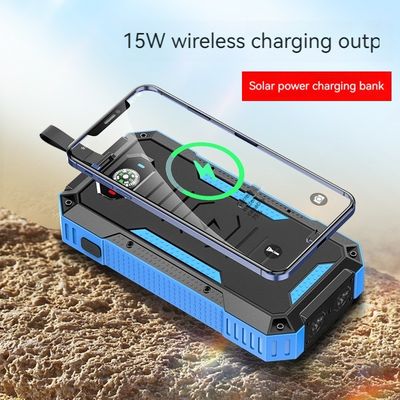 Wireless Charging Outdoor Power Bank 30000mAh mit 22,5W Solarpanel und hoher Kapazität