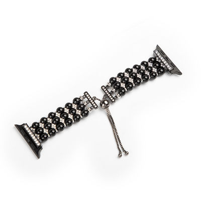 Funktion Modische Uhr Gürtel Perlen Apple Watch Bands für iWatch Serie 8 7 6 5