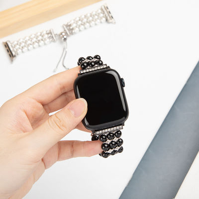 Funktion Modische Uhr Gürtel Perlen Apple Watch Bands für iWatch Serie 8 7 6 5