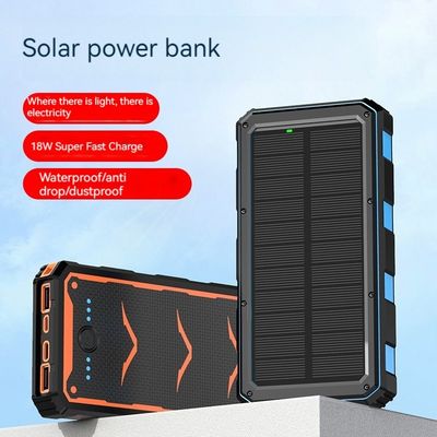 Schutz vor Überladung 20000mah Li-Polymer-Batterie Solarenergiebank für Mobiltelefone