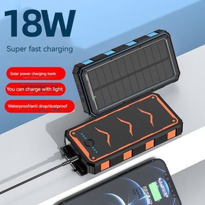 22.5W Leistung Solarmobile Ladegerät 20000mAh Wireless Charging Power Bank für Smartphones