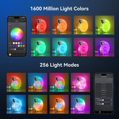 Wireless-Ladegerät mit Wecker Digital App Control RGB Light Wireless Lautsprecher