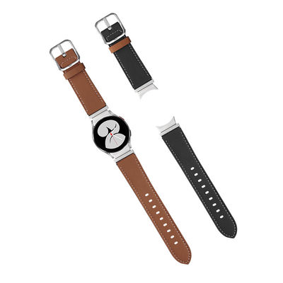 20mm Lederuhrband Ersatz für SamSung GaLaxy Watch 4 Handgelenk Accessoire
