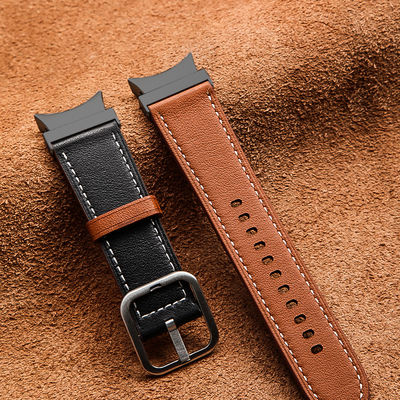 20mm Lederuhrband Ersatz für SamSung GaLaxy Watch 4 Handgelenk Accessoire